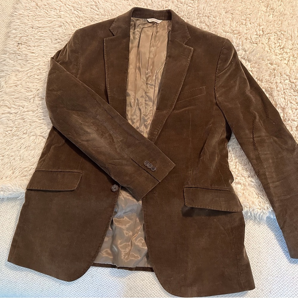 Men’s brown Banana Republic corduroy blazer